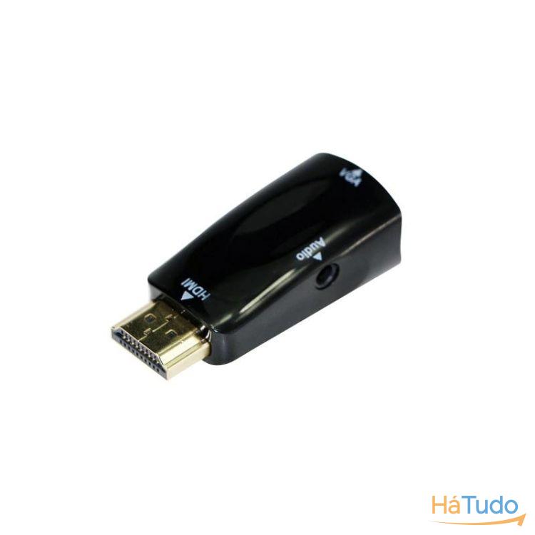 Adaptador HDMI to VGA C/ Audio