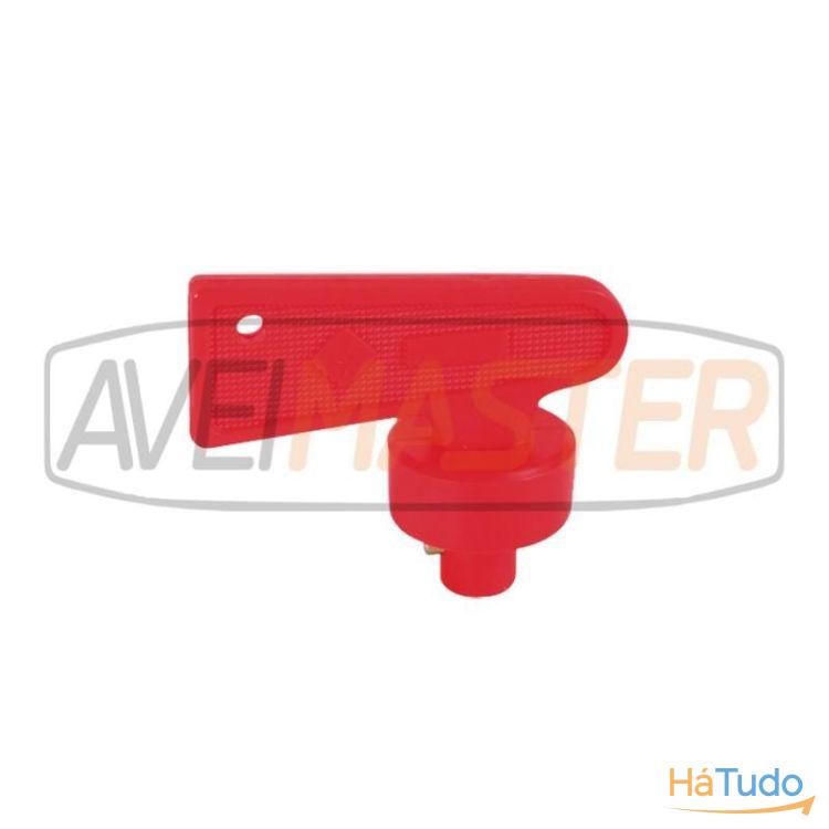Corta Corrente 12/24v c/chave Plastica 200A - 590030 Corta Corrente 12/24v c/chave Plastica 200A - 590030