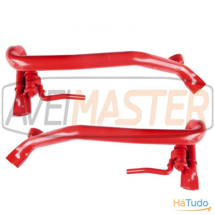 Calco Porta Carros Vermelho Reb. kassbohrer 360mm Esquerdo Calco Porta Carros Vermelho Reb. kassbohrer 360mm Esquerdo