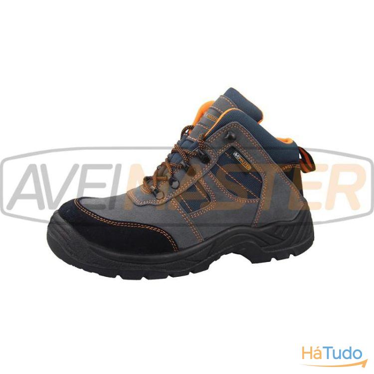 Bota de Segurança Pele Cinza S1P Biq. Aço A1101 Tam 43 Bota de Segurança Pele Cinza S1P Biq. Aço A1101 Tam 43