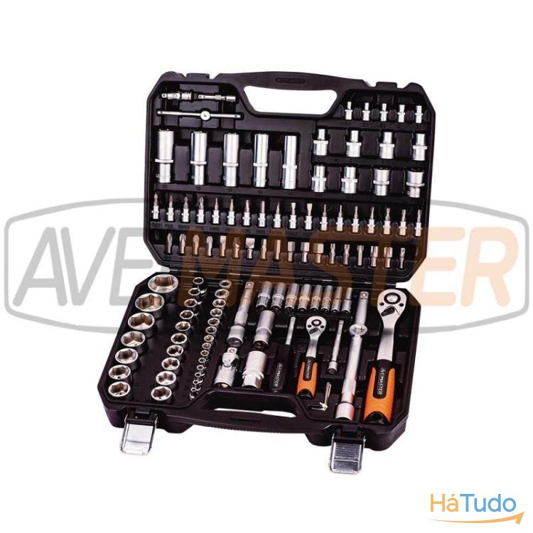 Conjunto 110 Ferramentas Manuais com Caixa Plastica Conjunto 110 Ferramentas Manuais com Caixa Plastica