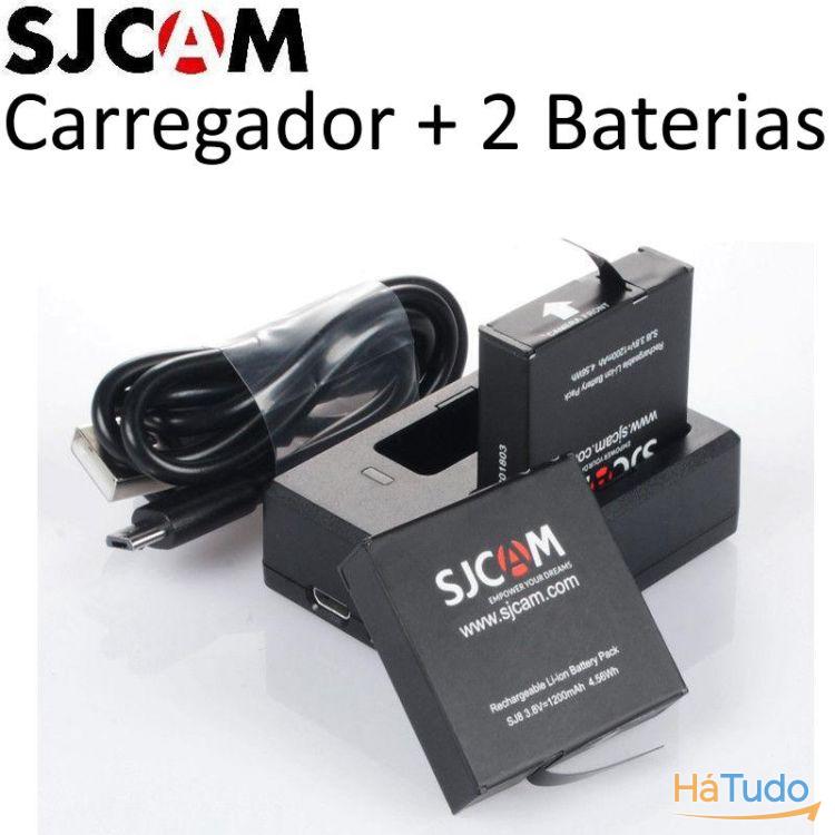 Carregador + 2 Baterias SJCAM SJ8