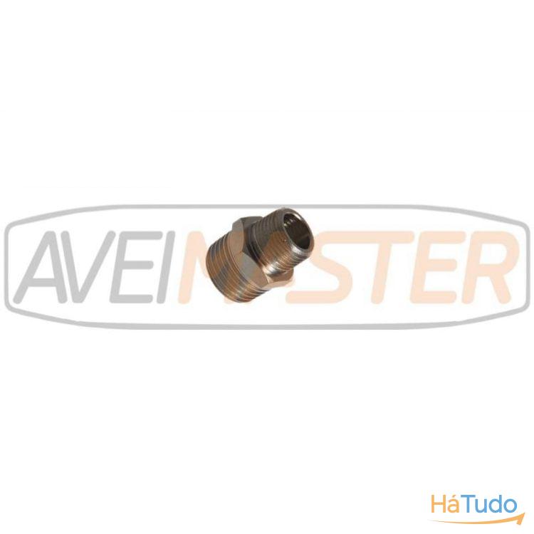Casquilho Duplo Latao Niquelado 3/8M x 3/8M - 409552 Casquilho Duplo Latao Niquelado 3/8M x 3/8M - 409552