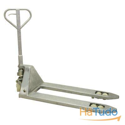 Porta-paletes 2500kg 115cm roda dupla dianteira galvanizada Porta-paletes 2500kg 115cm roda dupla dianteira galvanizada