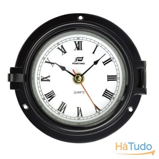 Relógio 4.5 polegadas Plastimo com caixa preta