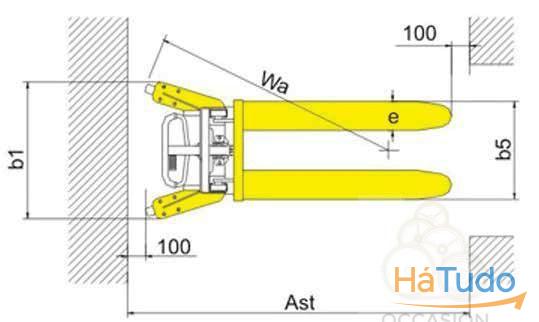 Empilhador Manual 500 Kg Empilhador Manual 500 Kg