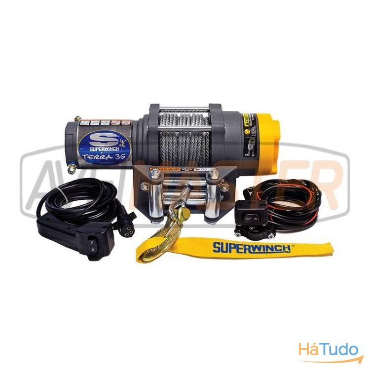 Guincho Eletrico Superwinch Terra 35 1587Kg 12V c/cabo+guia Guincho Eletrico Superwinch Terra 35 1587Kg 12V c/cabo+guia