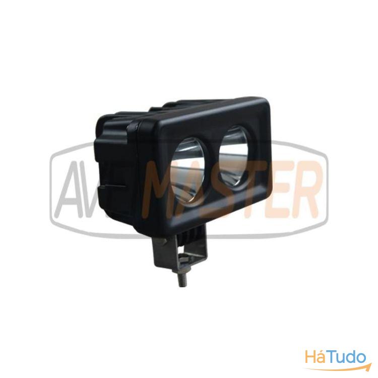 Farol de Trabalho LED Quadrado WT62 20W - 041300 Farol de Trabalho LED Quadrado WT62 20W - 041300