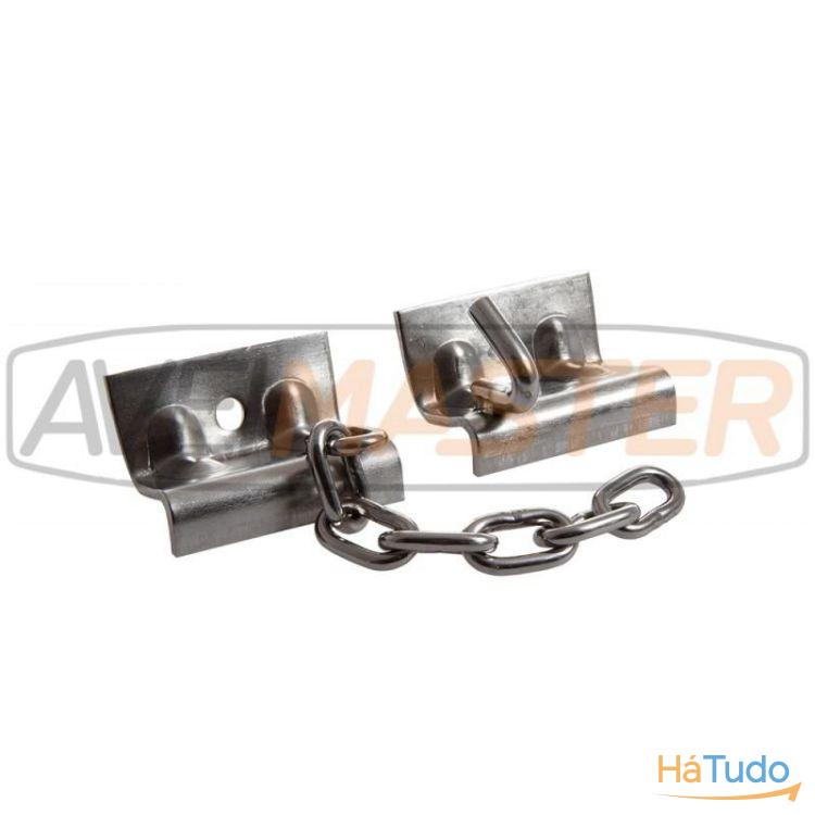 Suporte Aco Inox c/2 Cantoneiras e Corrente para Carnes Suporte Aco Inox c/2 Cantoneiras e Corrente para Carnes