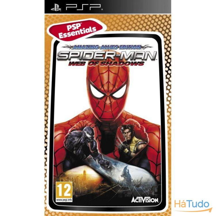 Spider Man Web of Shadows USADO PSP