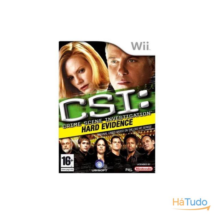 CSI Crime Scene Investigation Hard Evidence Wii