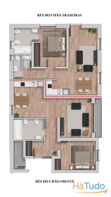 Apartamento T1 novo - Monserrate
