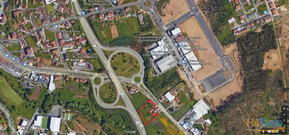 Terreno na Avenida da Liberdade, São João da Madeira Terreno na Avenida da Liberdade, São João da Madeira