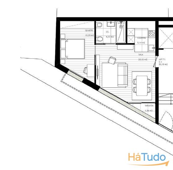 Apartamento T1 com Varanda, Leça da Palmeira, Matosinhos Apartamento T1 com Varanda, Leça da Palmeira, Matosinhos