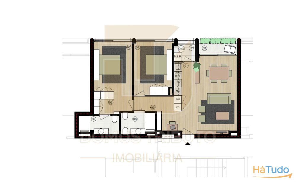 T2 em Matosinhos Sul em Construção, com Varanda Lugar de Garagem e Arrumos T2 em Matosinhos Sul em Construção, com Varanda Lugar de Garagem e Arrumos