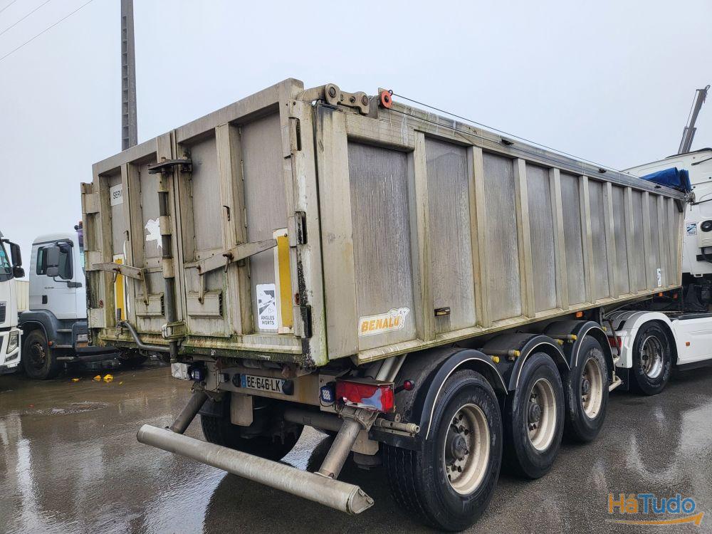 Benalu Semi Reboque Basculante 3 eixos alumínio Benalu Semi Reboque Basculante 3 eixos alumínio