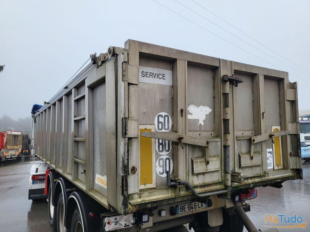 Benalu Semi Reboque Basculante 3 eixos alumínio Benalu Semi Reboque Basculante 3 eixos alumínio