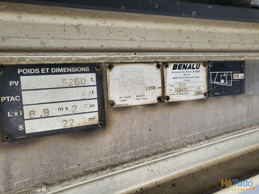 Benalu Semi Reboque Basculante 3 eixos alumínio Benalu Semi Reboque Basculante 3 eixos alumínio