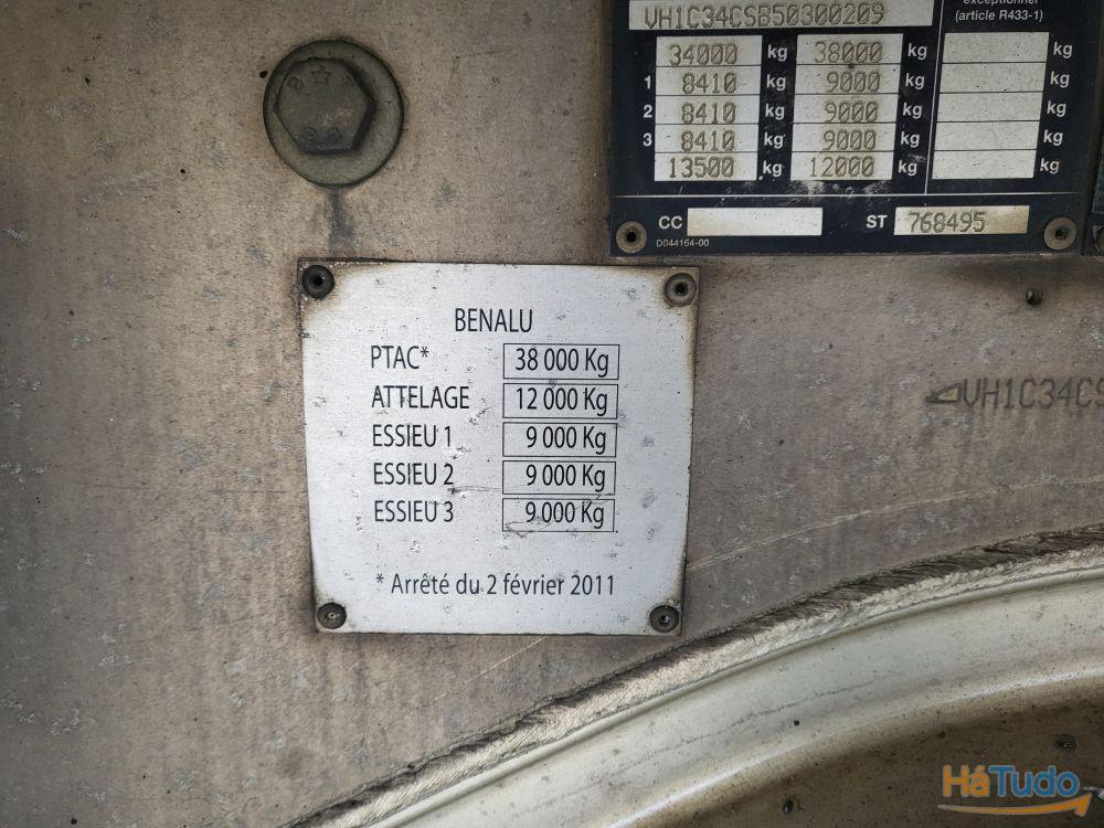 Benalu Semi Reboque Basculante 3 eixos alumínio Benalu Semi Reboque Basculante 3 eixos alumínio
