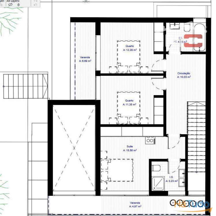 Terreno Urbano com Projecto Aprovado para Moradia Geminada Terreno Urbano com Projecto Aprovado para Moradia Geminada