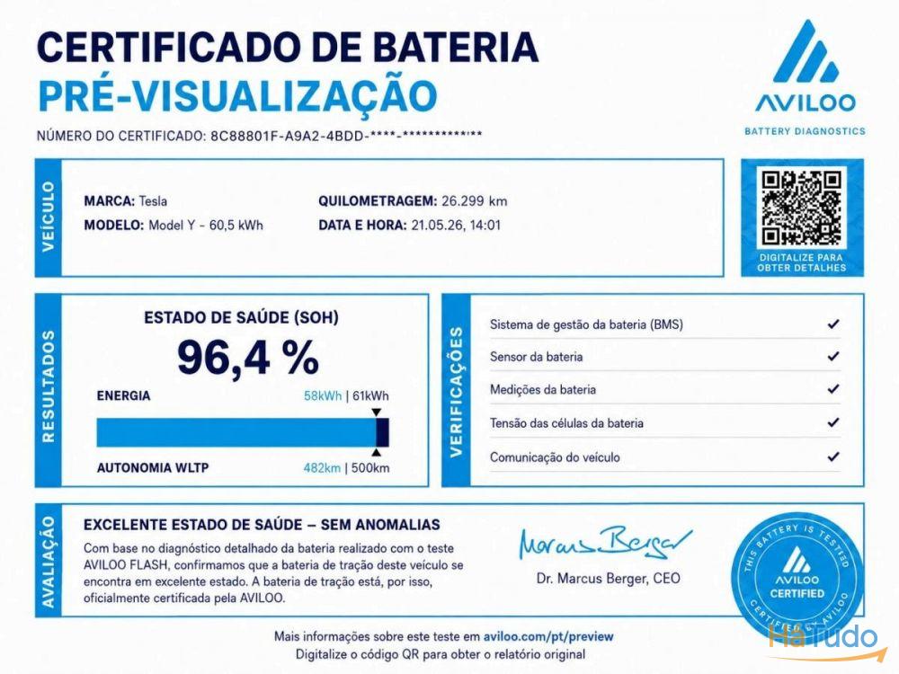 Tesla Model Y Tração Traseira Tesla Model Y Tração Traseira