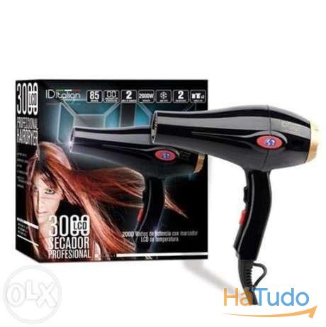 Secador de cabelo profissional 2000w lcd NOVO