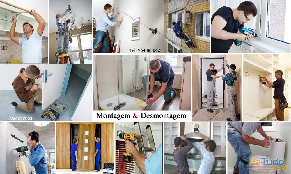 Montagem móveis, aparelhos, equipamentos, .