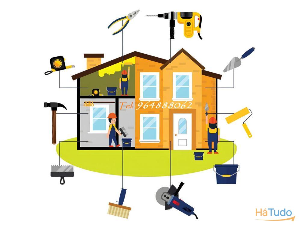 Reparações ao domicílio, Arranjos, Manutenção Reparações ao domicílio, Arranjos, Manutenção