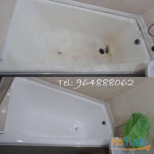 Reparação de banheiras, Pintura de banheiras, .. Reparação de banheiras, Pintura de banheiras, ..