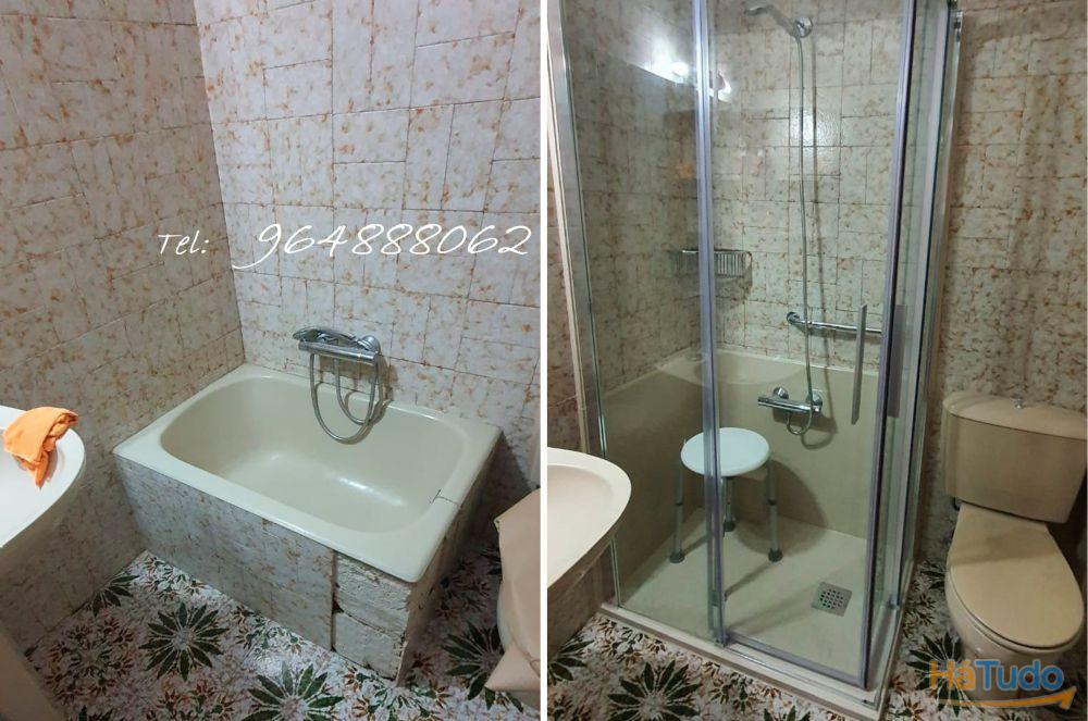 Substituição Banheira por Base de Duche Substituição Banheira por Base de Duche