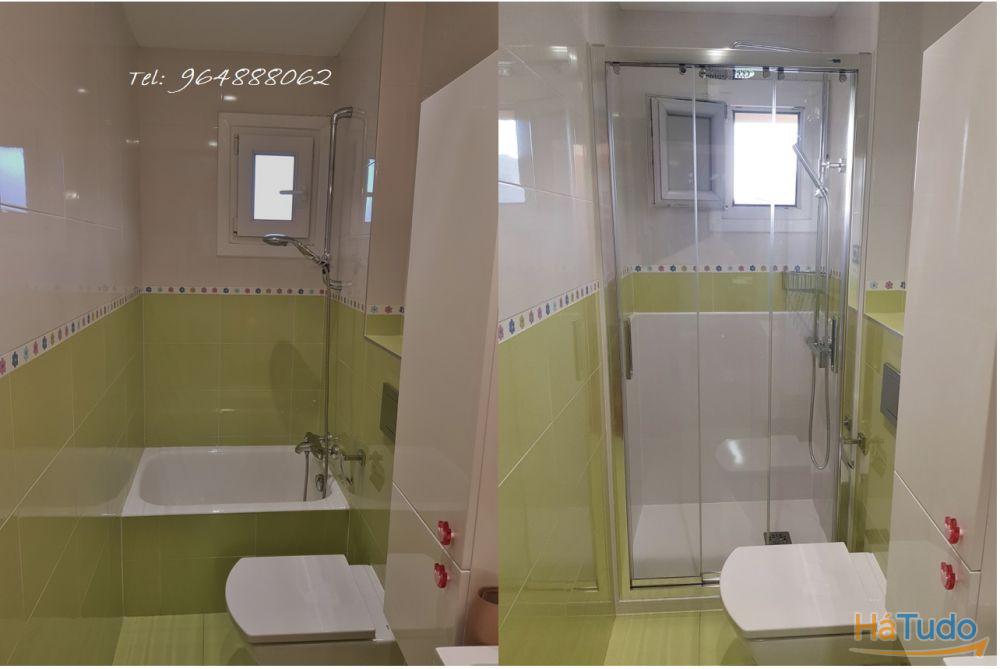 Substituição Banheira por Base de Duche Substituição Banheira por Base de Duche