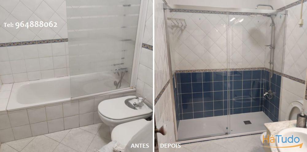 Substituição Banheira por Base de Duche Substituição Banheira por Base de Duche