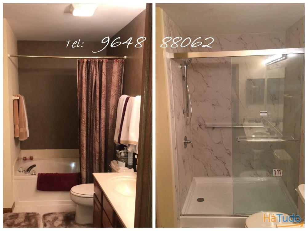 Substituição Banheira por Base de Duche Substituição Banheira por Base de Duche