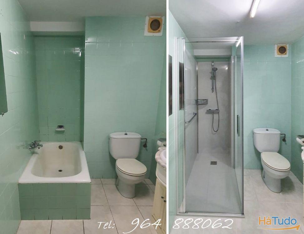 Substituição Banheira por Base de Duche Substituição Banheira por Base de Duche