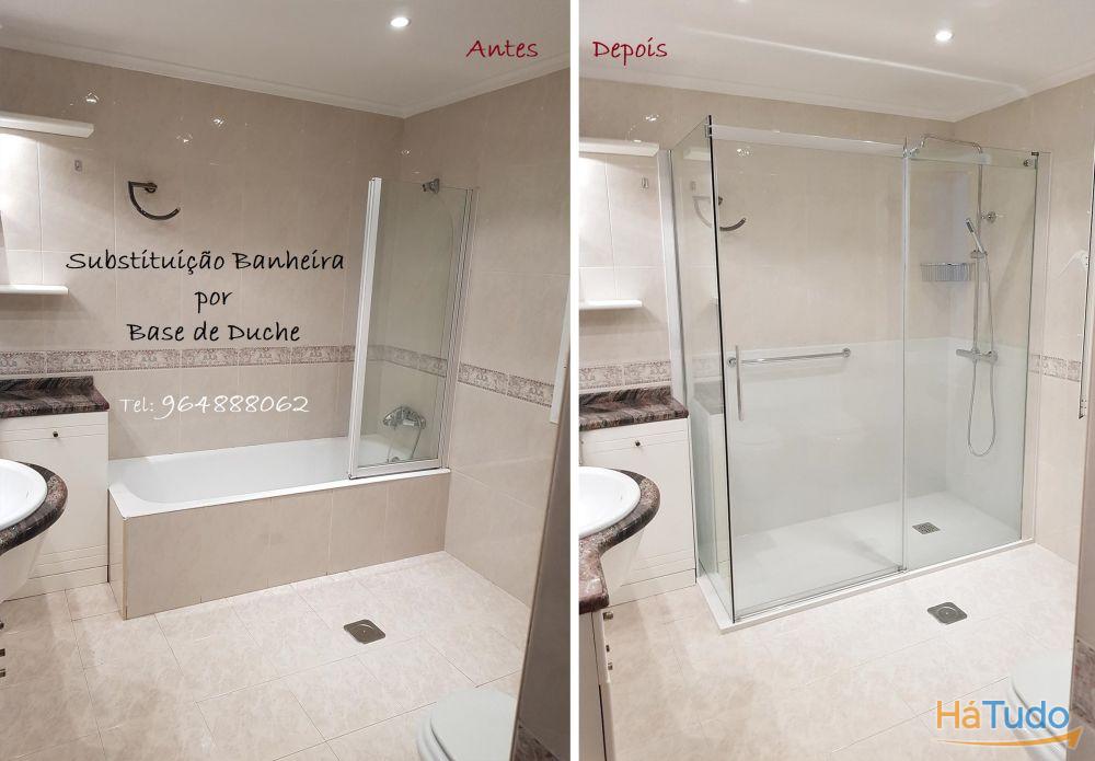 Substituição Banheira por Base de Duche Substituição Banheira por Base de Duche