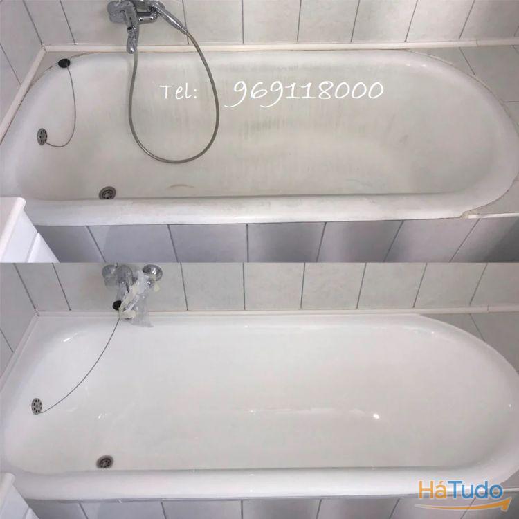 Renovação Banheiras, Restauro Banheiras, Pintura Banheiras - esmaltagem Renovação Banheiras, Restauro Banheiras, Pintura Banheiras - esmaltagem