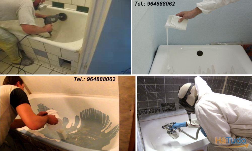 Renovação Banheiras, Restauro de banheiras, Pintura de Banheiras Renovação Banheiras, Restauro de banheiras, Pintura de Banheiras