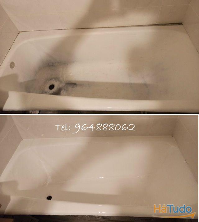 Renovação Banheiras, Restauro de banheiras, Pintura de Banheiras Renovação Banheiras, Restauro de banheiras, Pintura de Banheiras