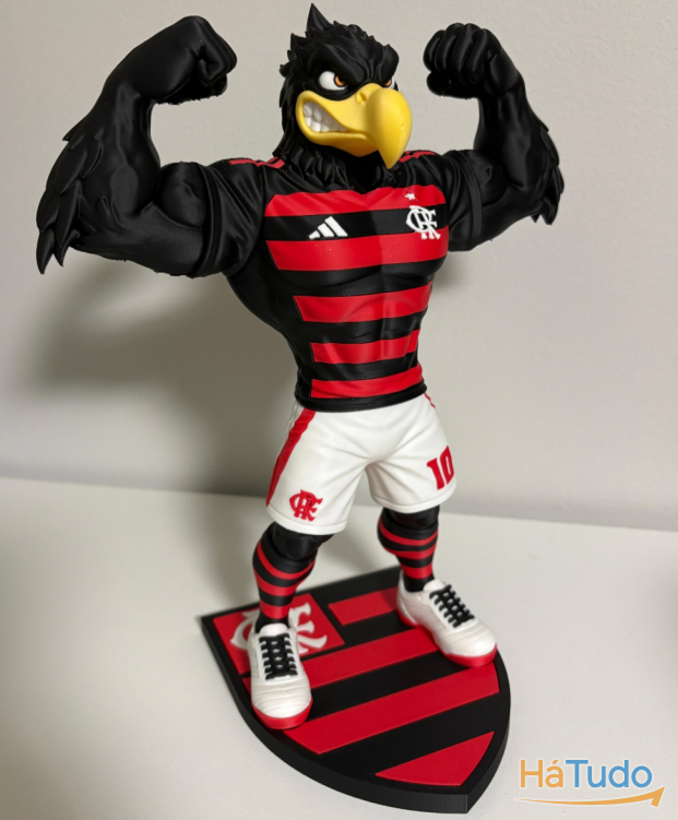 Urubu Mascote do Mengão 25cm Urubu Mascote do Mengão 25cm