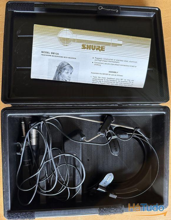 Microfone de cabeça Shure SM12A Microfone de cabeça Shure SM12A