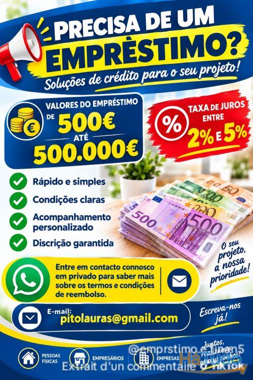 Oferta de empréstimo de dinheiro entre particulares e empresas, meu e-mail: oriosaint@gmail.com Oferta de empréstimo de dinheiro entre particulares e empresas, meu e-mail: oriosaint@gmail.com
