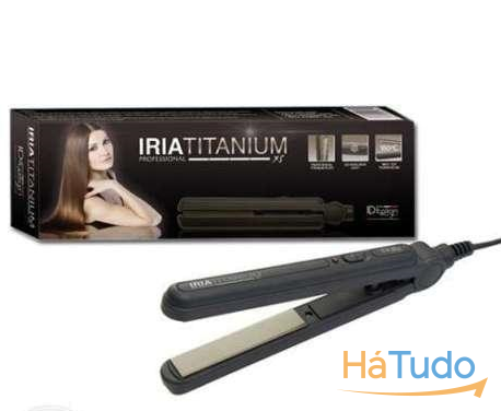 Prancha de cabelo profissional Iria Titanium xs