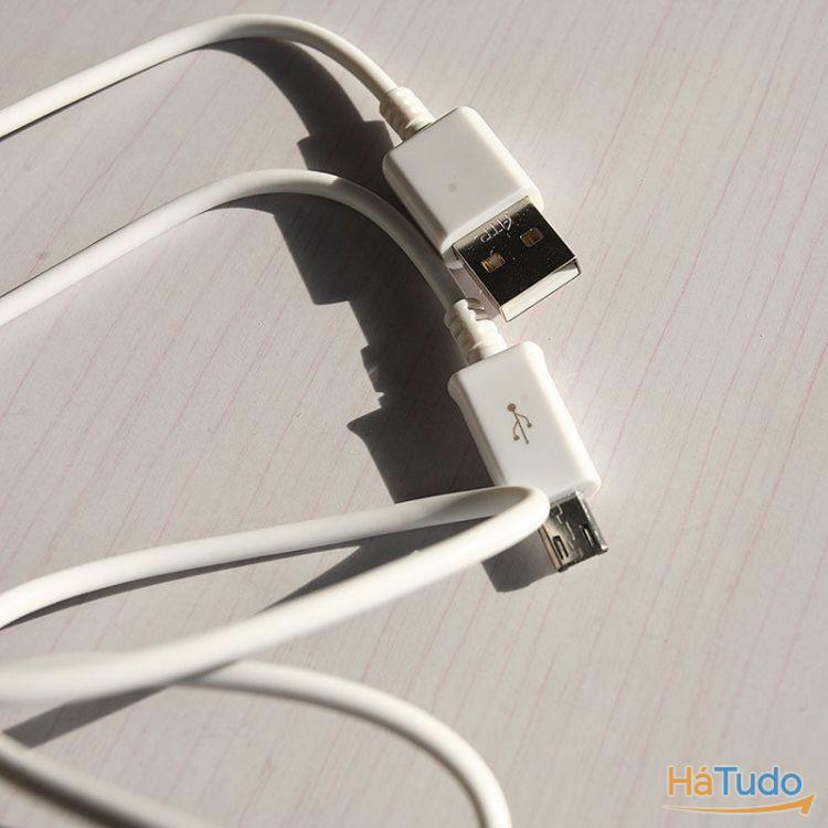 Cabo Micro USB 2.0 A USB B corrente e dados Samsung, Huawei 80cm