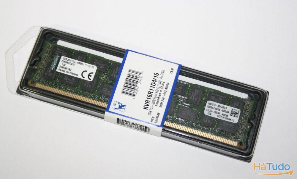 Módulo Memória DDR3 16GB 1600MHz ECC Registered CL11 DR x4 w/TS KVR16R11D4/16
