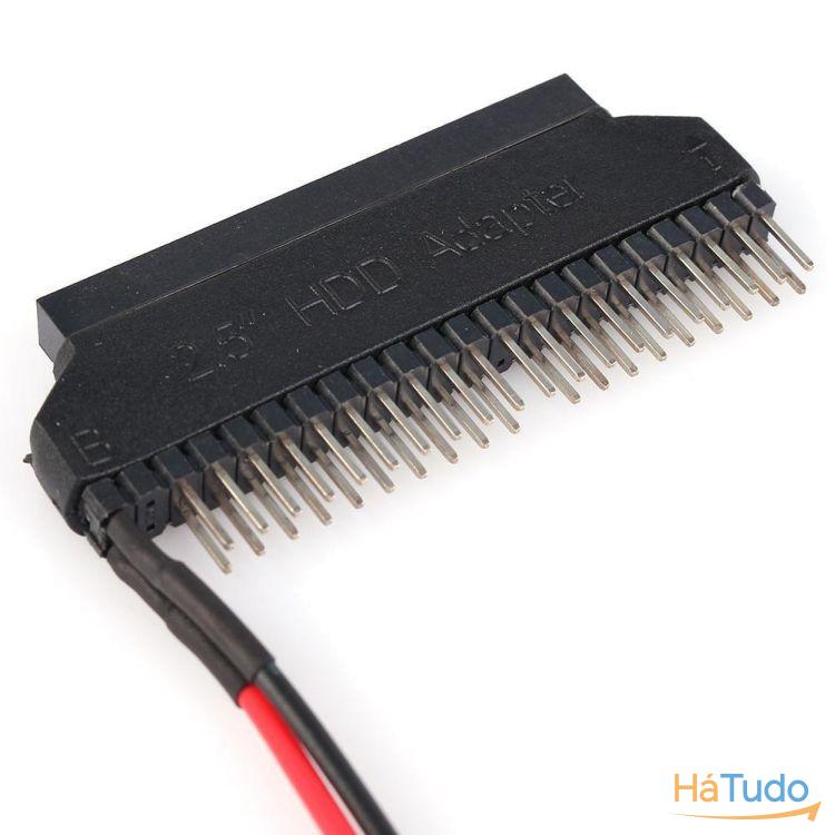 Adaptador 2.5 pol. 44 pinos para 3.5 pol. 40 pinos HDD IDE com DC