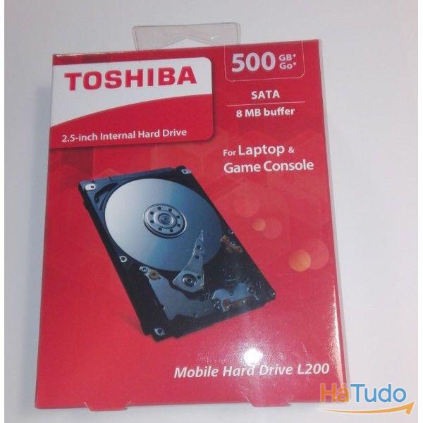 Disco Rígido Toshiba 500 Gb. SATA 2.5" L200
